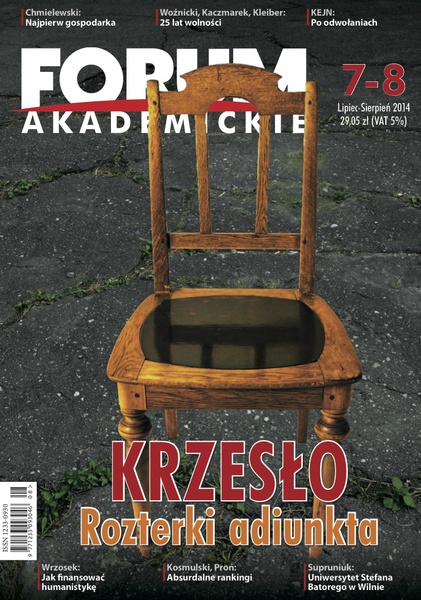 Okładka 'Forum Akademickiego' nr 07-08/2014