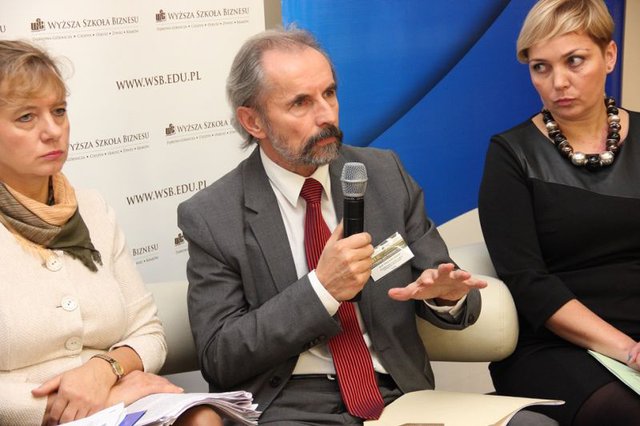 Katarzyna Kuklis - prokurator okręgowy w Bielsku-Białej, prof. Zbigniew Lasocik, ppłk. Agnieszka Szmulew-Ziółkowska - Centralny Ośrodek Straży Granicznej w Koszalinie Fot. WSB